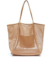 HOXIS Mesh Beach Tote Womens Shoulder Handbag