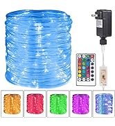 Minetom Color Changing Rope Lights: 72 Ft 220 LED Outdoor String Lights with Plug | Big Twinkle L...