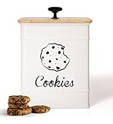Cookie Jar with Airtight Bamboo Lid - 6