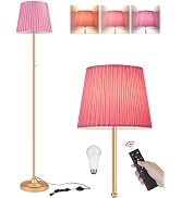 GOEBLESON Pink Floor Lamp for Living Room, 68