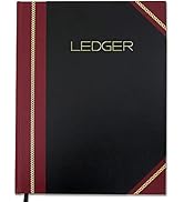 BookFactory Ledger Book/Professional Accounting Ledger/ 4 Column/Four Columns Ledger Notebook- 20...