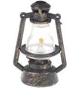 DPWOUM Miniature Lamps for Dollhouse,Doll House Retro Oil Lantern Dollhouse Accessories Scene Orn...