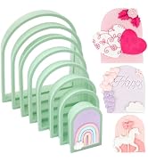 KALAIEN Arch Cookie Cutter, 8 Piece Cookie Cutter Set 3D Polymer Clay Cutter for Baby Shower/Birt...