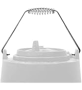 OLAMO Stainless Steel Spring Handle for Cast Iron Chimney Cap,Compatible with M, L, XL Green Egg ...