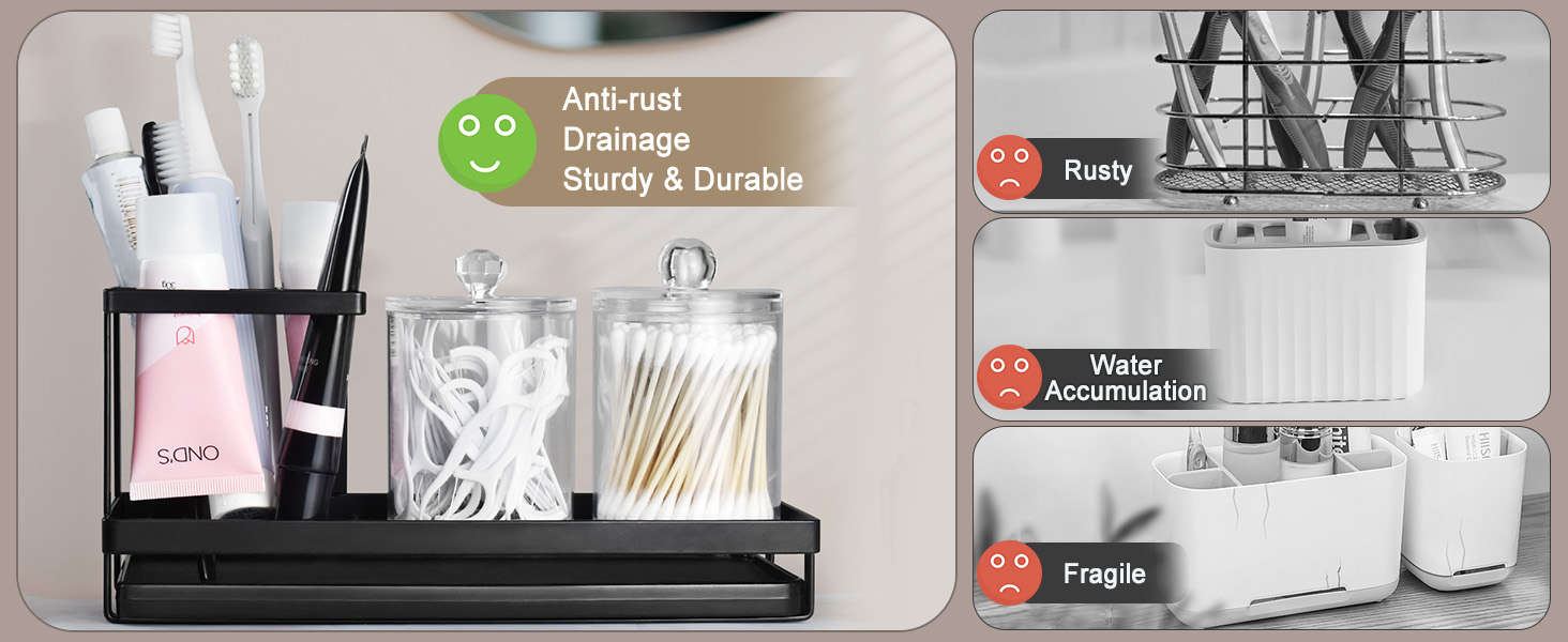 Bathroom Countertop Electric Toothbrush Holder