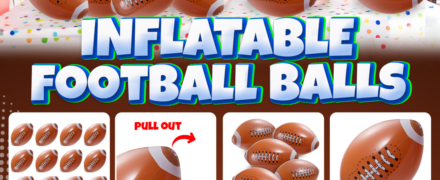 inflatable football party favors football party decorations football birthday party decorations