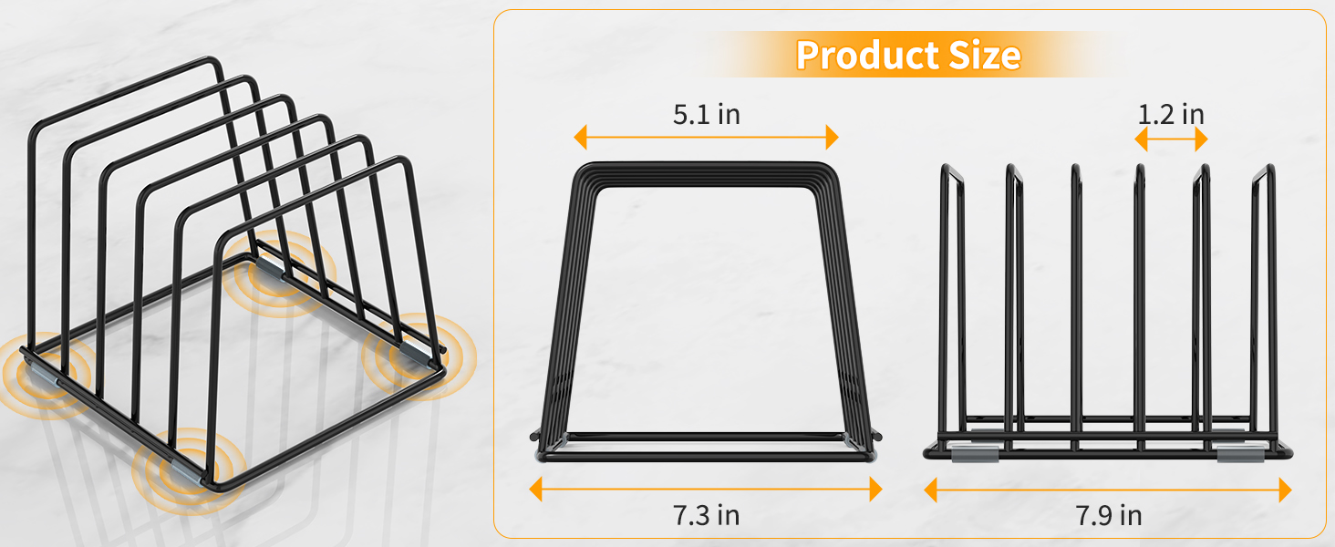 LAEMYFYRE Cutting Board Holder Stand