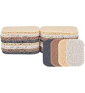 AHANDMAKER Soap Lift Pad, 16Pcs 4 Colors Soap Saver Soap Dish Holder Accessory Drains Water, Circ...