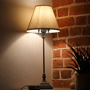 Antique Brass Finish Table Lamp Kit