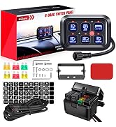 6-Gang Universal Circuit Control Relay System by Nilight - With Fuse, Wiring, LED Switch, 2-Year ...