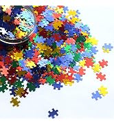 50g Laser Puzzle Pieces Nail Glitter Mix Colors 3D Holographic Nail Sequins Ultrathin Paillettes ...