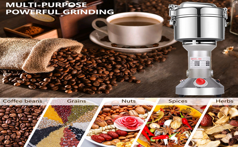 550g grain mill grinder