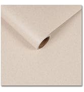 CRE8TIVE Cream Beige Speckled Granite Contact Paper for Countertops Waterproof Peel and Stick Cou...