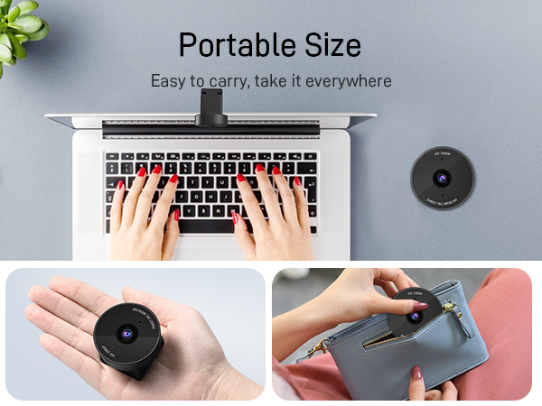 EMEET C950 web camera comes with portable size