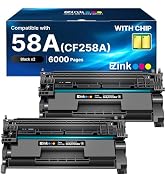E-Z Ink 58A CF258A Toner Cartridge (with chip) Compatible Replacement for HP 58A CF258A 58X CF258...