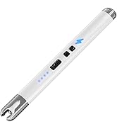 RAYONNER Lighter Electric Candle Lighter Rechargeable USB ARC Lighter (1 Pack - White)