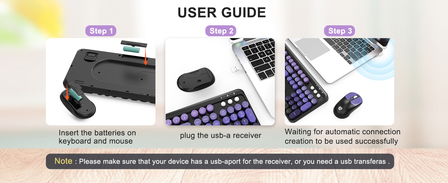 Wireless Keyboard and Mouse