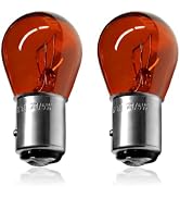 KAUEGOW 2 PCS 2357 Halogen Bulbs, 12V P21/5W 1157 2057 7528 BAY15D Turn Signal Light Replacement ...