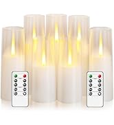 kakoya Flameless LED Candles Upgraded Realistic Flickering Flame,7Pcs Battery Operated Candles wi...