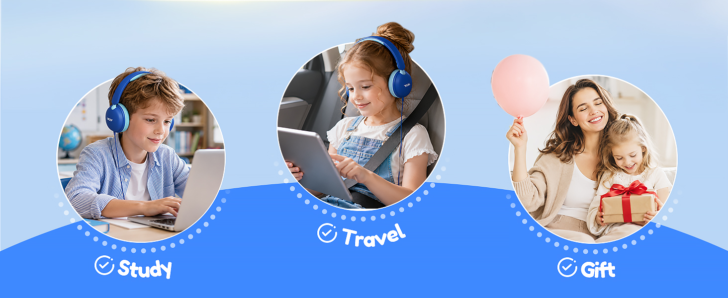 kids headphones with cord