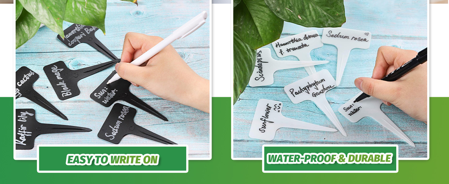 100 Pcs Plastic Plant Labels