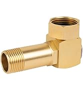 Hourleey Garden Hose Adapter, Brass Replacement Part Swivel, Hose Reel Parts Fittings