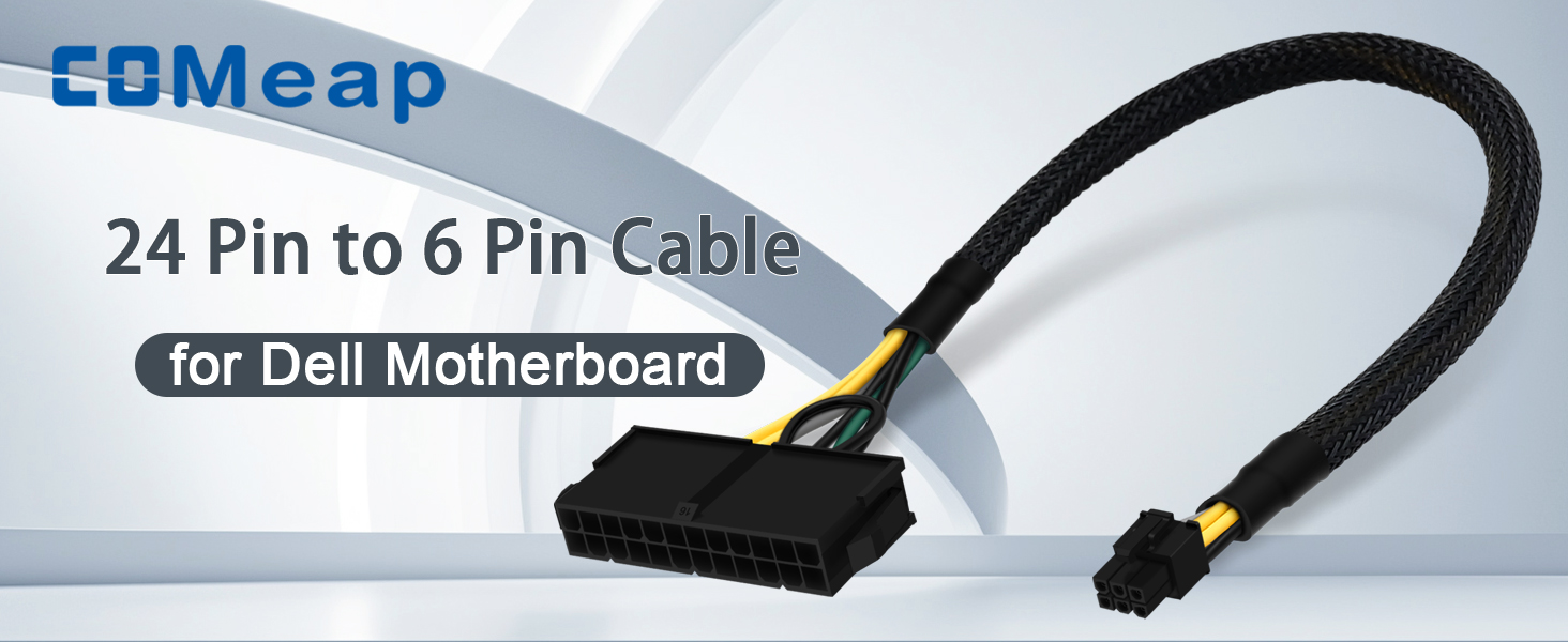 24 pin to 6 pin Dell adapter