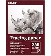 Vellum Paper,IMAGE A4 Size 9”x12” 250 Sheets Artist’s Translucent Vellum Paper Translucent Tracin...