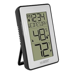 lacrosse, la crosse, 308-1911, temperature, thermometer, humidity, hygrometer, time, calendar