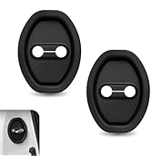 yorpyep Door Latch Protector, Rust-proof Silent and Shock-absorbing Silicone Cover, Tightly Fitti...