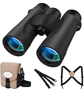 occer Waterproof Binoculars for Adults High Powered - 10x42 Binoculars with Crystal Clear View - ...