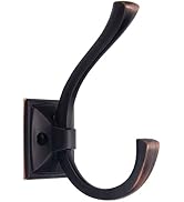 TUNNY 5 Pack Antique Design Wall Hanging Coat Hook - Oil-Rubbed Bronze Coat Hook Towel Hook Suita...
