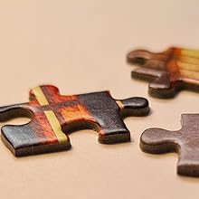 Single jigsaw puzzle pieces