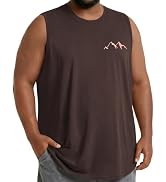 Big and Tall Shirts for Men Tank Tops Graphic Sleeveless Plus Size Tops | ADOREJOY Big and Tall C...