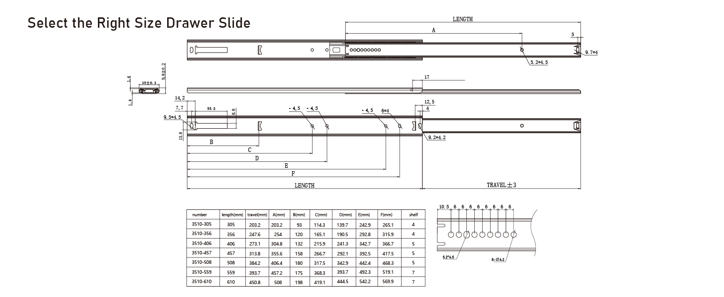 LONTAN Drawer Slides