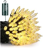 Joomer Battery Christmas Lights, 33ft 100LED Battery Operated Mini String Lights 8 Lighting Modes...