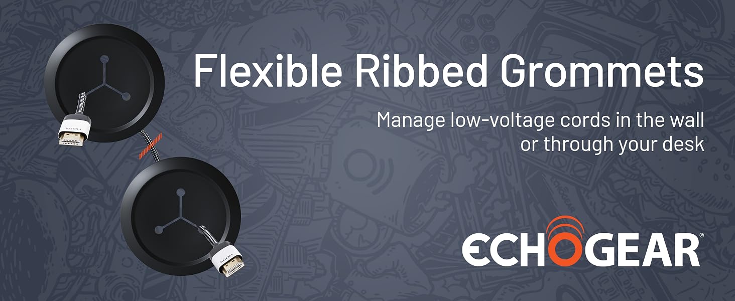 Flexible Ribbed Grommets