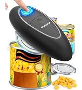 Electric Can Opener, One Touch Side Cut Automatic Can Opener for Seniors with Arthritis & Weak Ha...