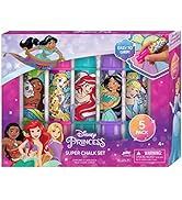 Ja-Ru Disney Princess Chalk Holder (1 Pack) Sidewalk Chalk for Kids - Kids Outdoor Play - Non Tox...