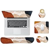 DINKY Keyboard Wrist Rest Pad, 4 in 3 Mouse Pads with Wrist Support Set Ergonomic, Memory Foam Mo...