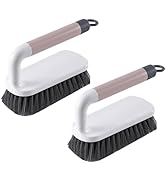 Scrub Brush, Scrubbing Cleaning Brushes, Heavy Duty Cleaning Brushes with Handle, for Shower, Bat...