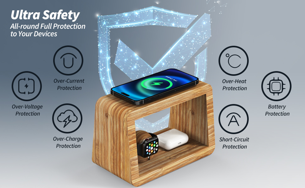 iphone nightstand charging station
