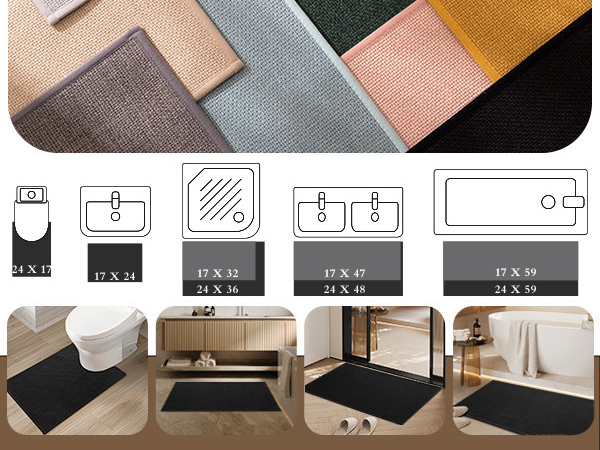 quick dry bath mat