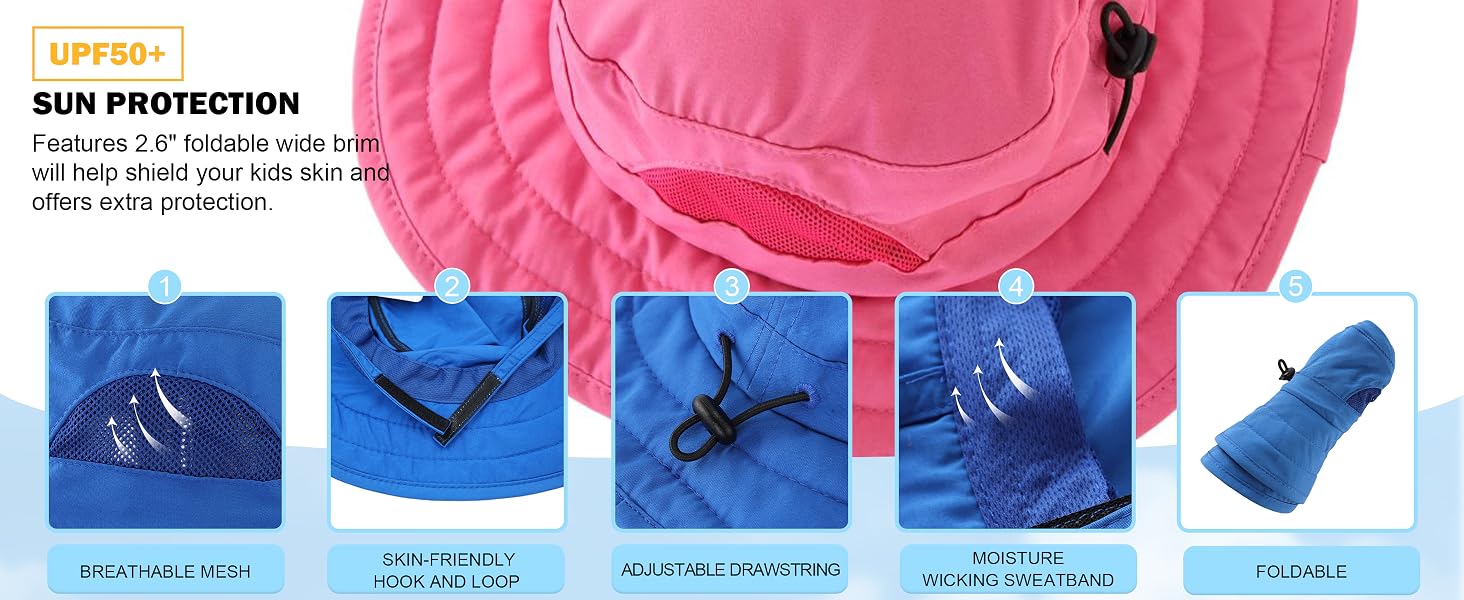Connectyle kids sun hat