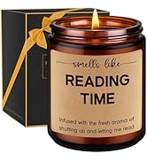 GSPY Reading Candle, Book Lovers Gifts, Readers, Bookish Present - Reading Accessories, Cute Read...