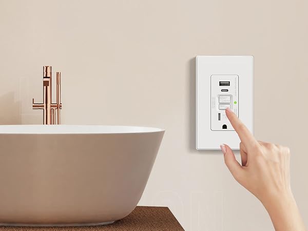 15 Amp Self-Test GFCI