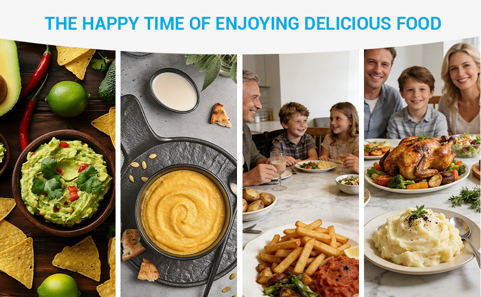 THE HAPPY TIME OF ENJOYING DELICIOUS FOOD