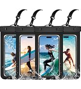 Waterproof Case Compatible with iPhone 14 Pro Max/13/12/11/XR/X/SE/8/7, Galaxy S22/S21 Google up ...