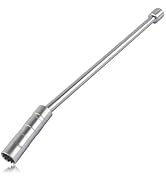 14mm Extend Spark Plug Socket,Thin Wall 12 Points 3/8" Drive Spark Plug Removal Tool Compatible w...