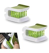 Eratus 2 PCS Seat Belt Cleaning Brush, U-Shaped Double-Sided Multi-Functional Tableware Knife For...